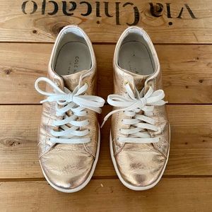 Cole Haan Rose Gold Sneakers